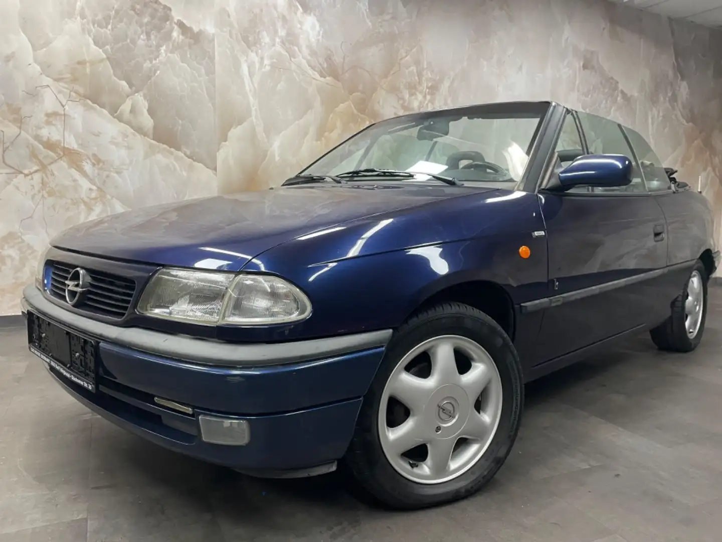 Opel Astra Cabrio "Bertone"TOP ZUSTAND" Blau - 1