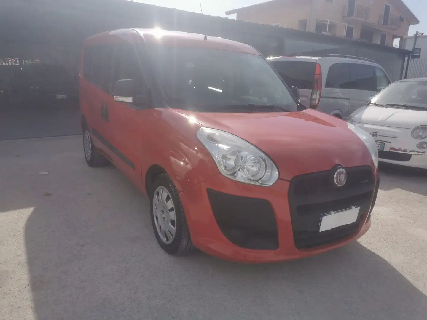 Fiat Doblo Doblo II 2010 1.6 mjt 16v Active Rouge - 2