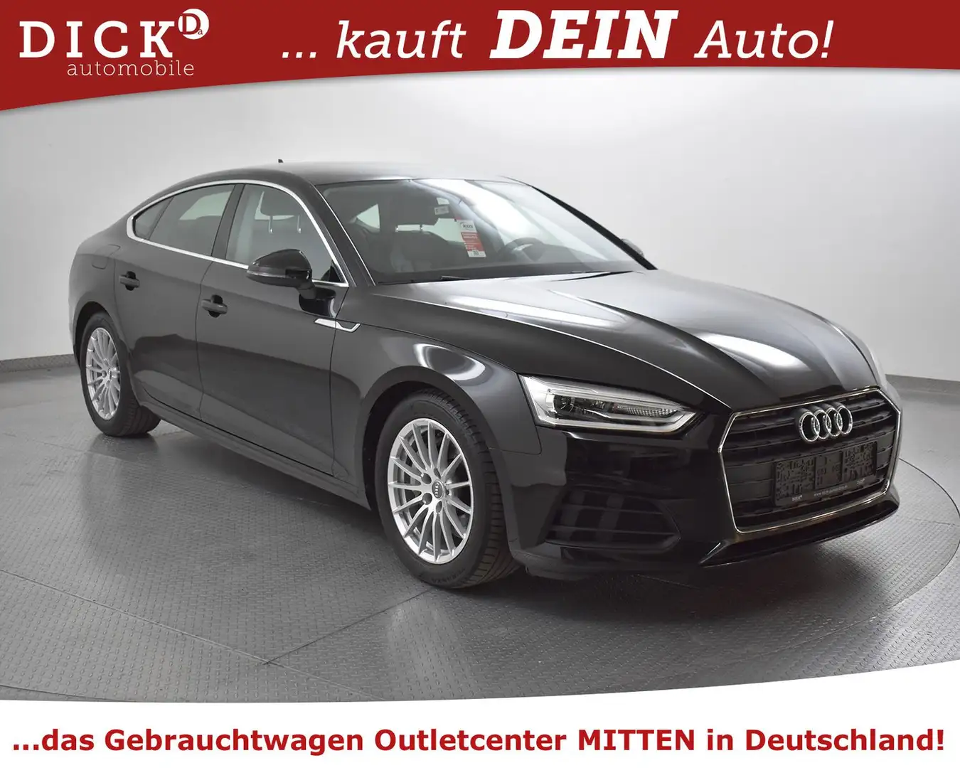 Audi A5 SB 40d S-Tr. Sport LEDER+NAVI+XENON+APS+TEMP Black - 1