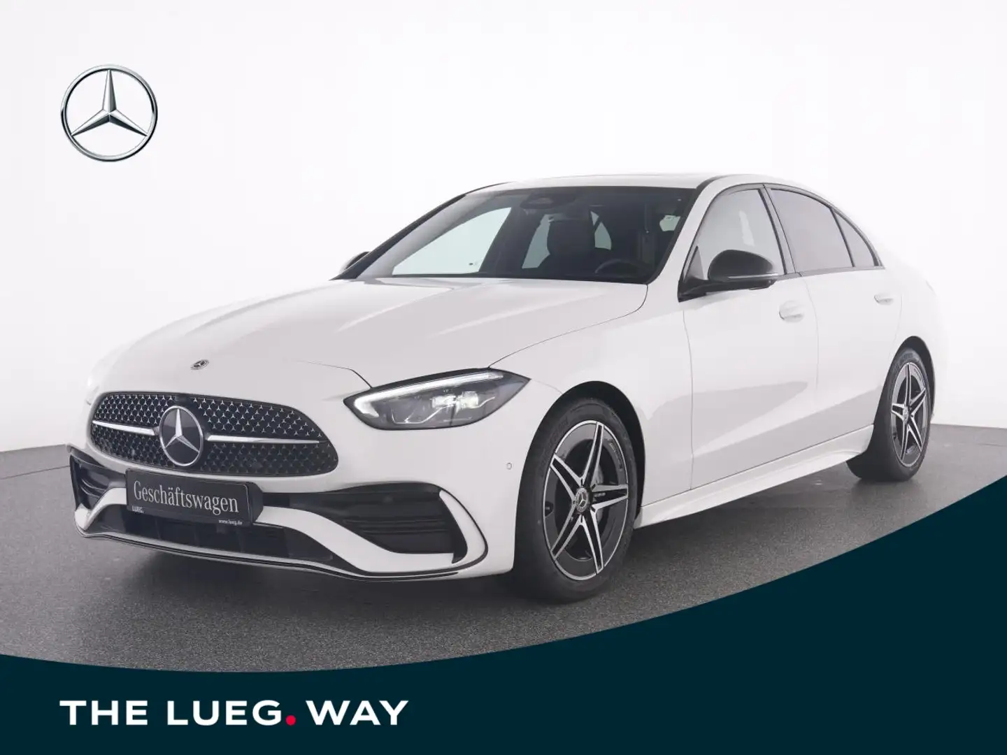 Mercedes-Benz C 180 AVANTGARDE+AHK+360°+EDW+DIST+MEM+LED+TOTW+ Weiß - 1