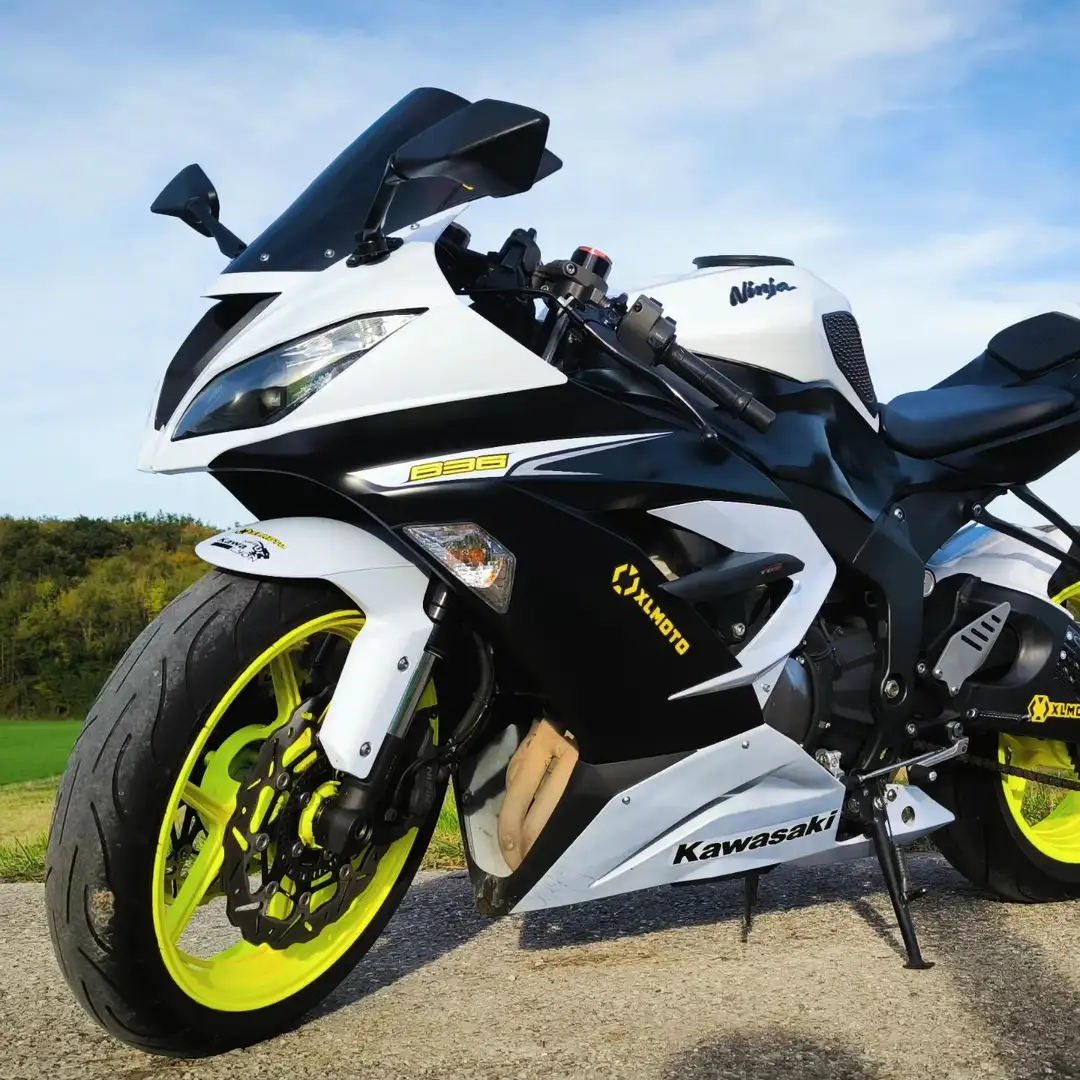 Kawasaki Ninja ZX-6R Zx636r abs Weiß - 2
