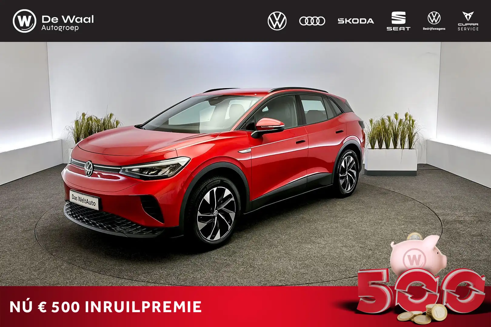 Volkswagen ID.4 Pro 204pk 77 kWh | Adaptive Cruise Control, Naviga Rood - 1