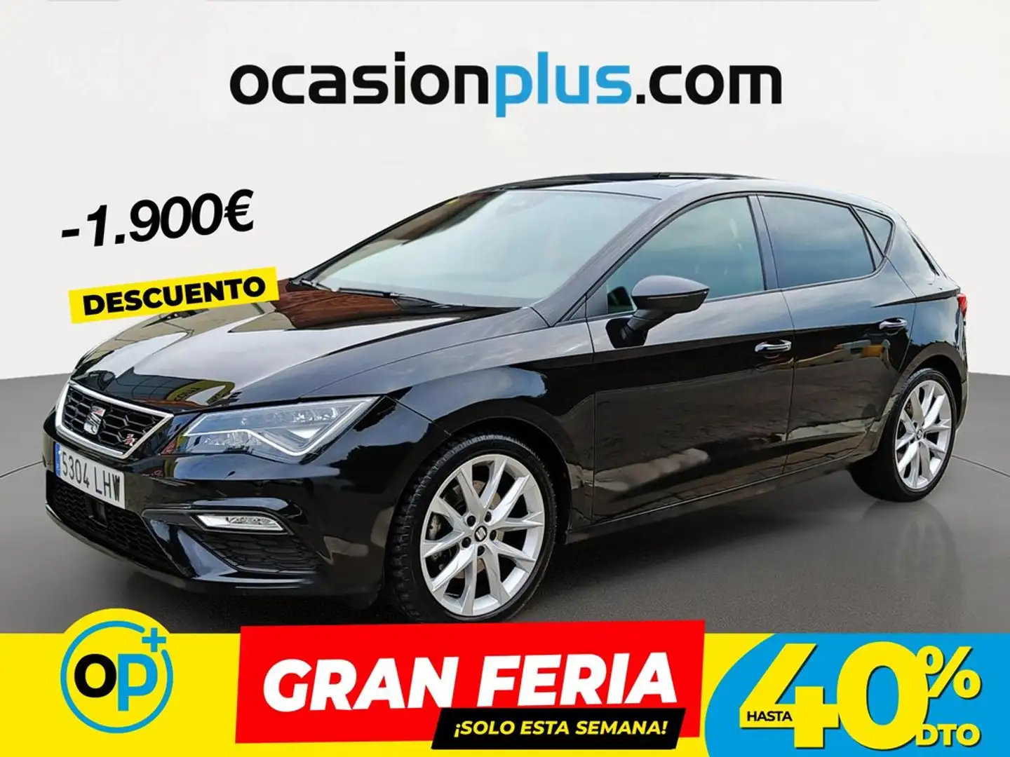SEAT Leon 2.0TDI CR S&S FR Fast Edition Plus DSG7 150 Negro - 1