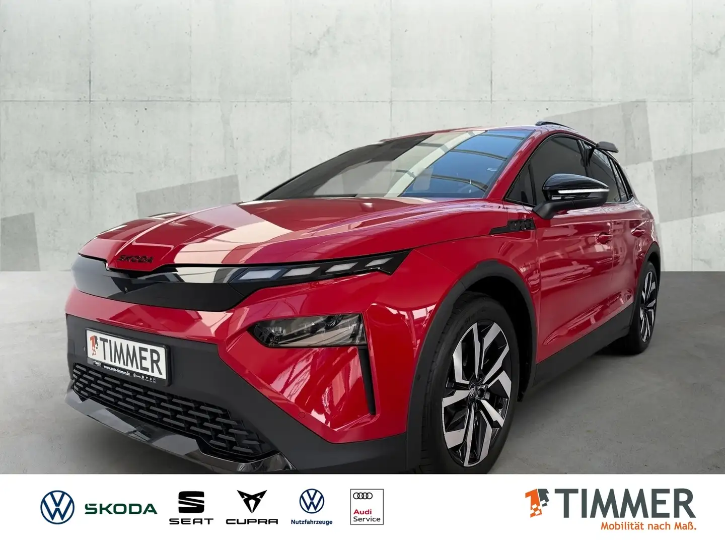 Skoda Elroq 85 Sportline *MAXX*AHK*WÄRMEPUMPE* Rojo - 1
