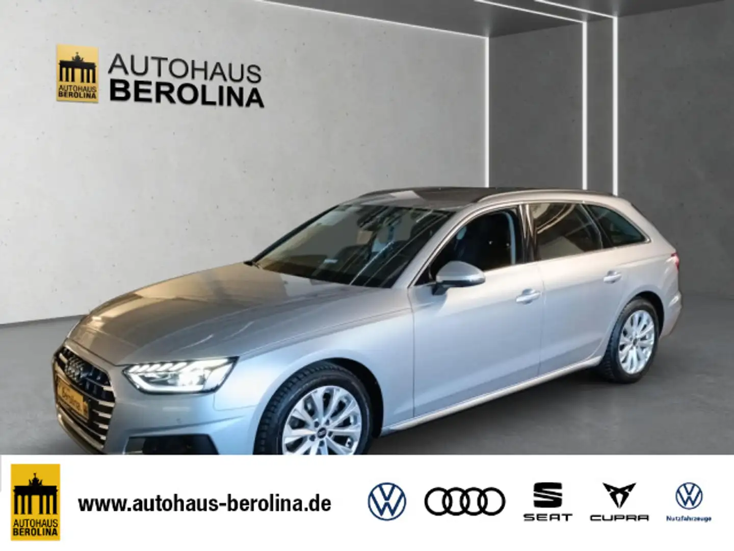 Audi A4 35 TFSI Adv. S tronic *360°*NAV+*SHZ* Argent - 1