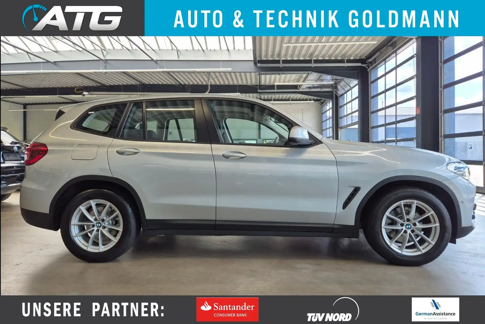 BMW X3 XDRIVE 20i SITZHZ PDC LED TÜV+SERV NEU 1HD Argent - 1