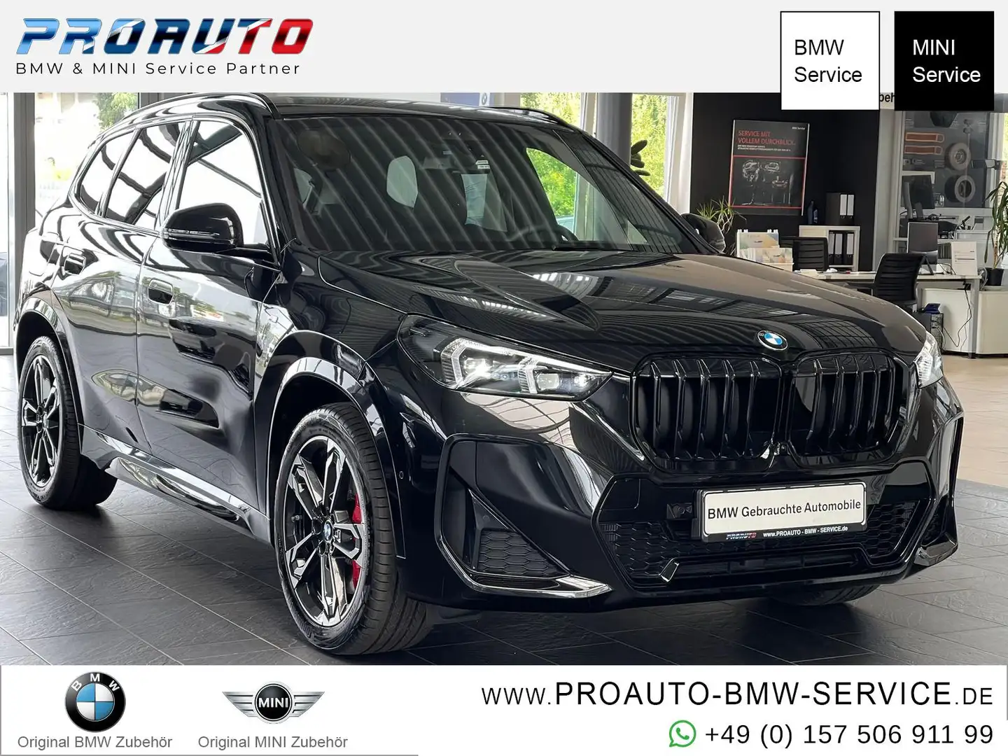 BMW X1 18i sDrive M Sport Pro AHK/PANO/K.Zg/HUD/19° Schwarz - 1