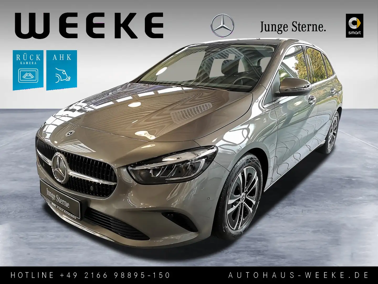 Mercedes-Benz B 180 Progressive ADVANCED+ANHÄNGERKUPPLUNG+SMAR Grau - 1