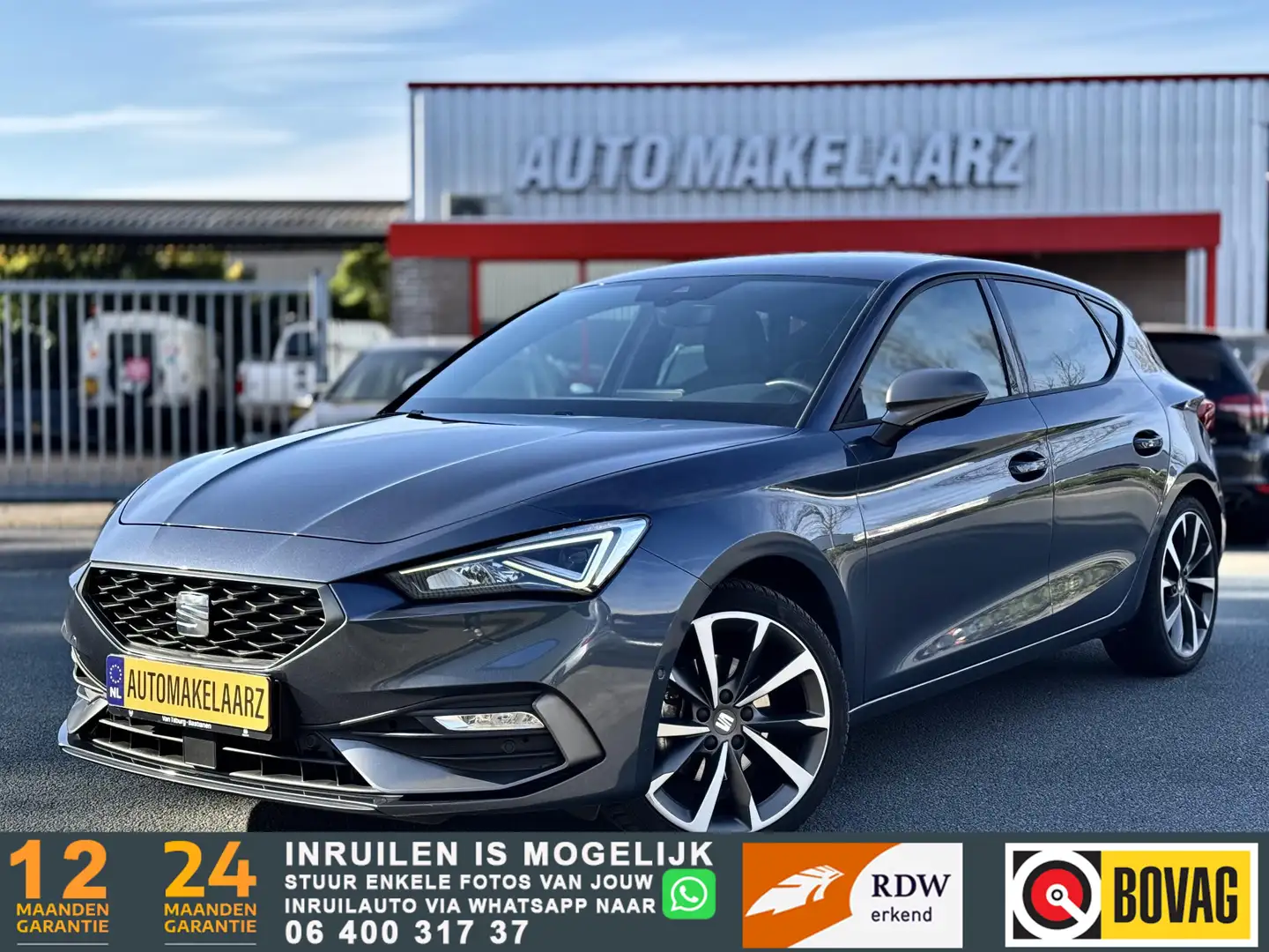 SEAT Leon 1.5 eTSI FR Business Intense VOL ACC CARPLAY Grijs - 1