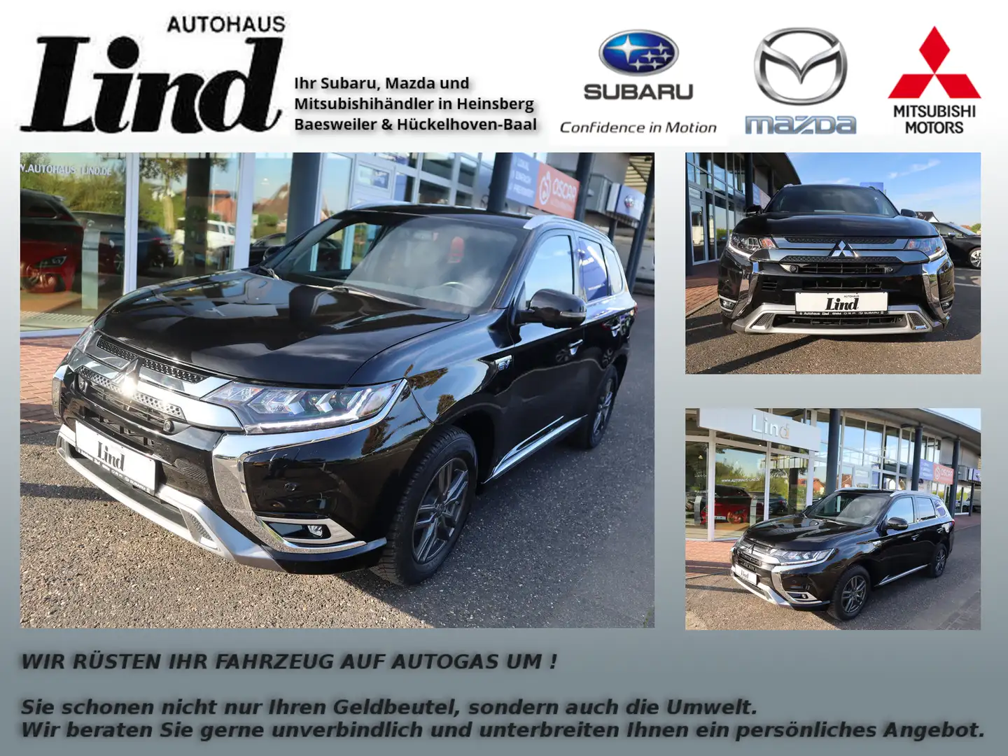 Mitsubishi Outlander PHEV Plus Spirit 4WD Noir - 1