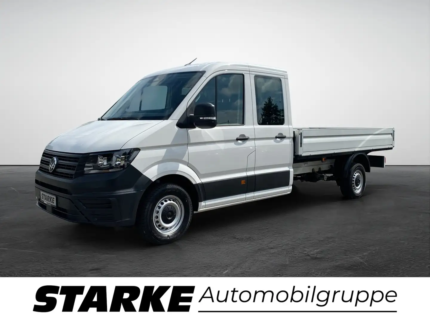 Volkswagen Crafter 35 DoKa 2.0 TDI 4-M Autom. Pritsche lang Blanc - 1