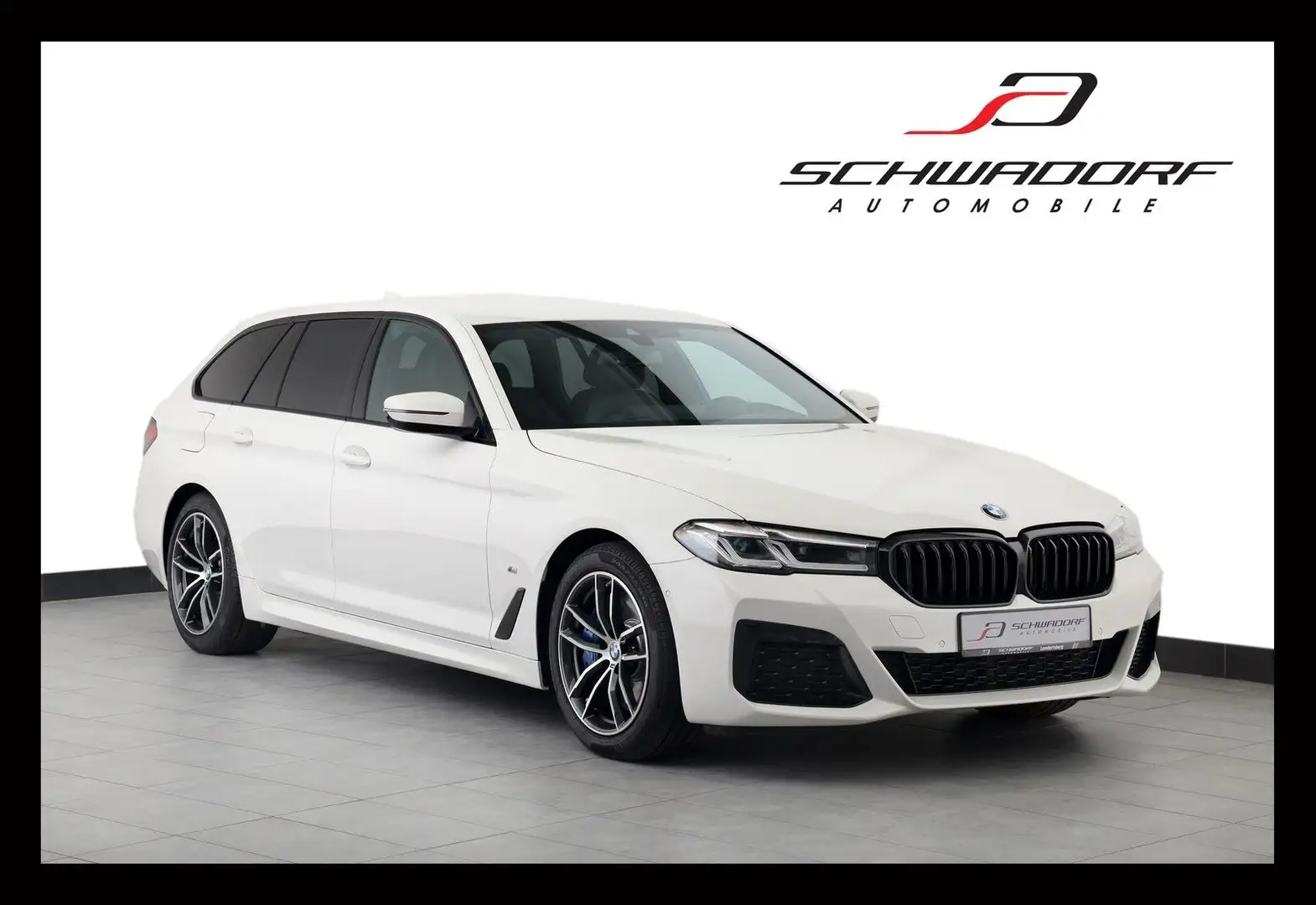 BMW 540 d xDrive Touring M Sport RFK AHK 1.Hand Weiß - 1