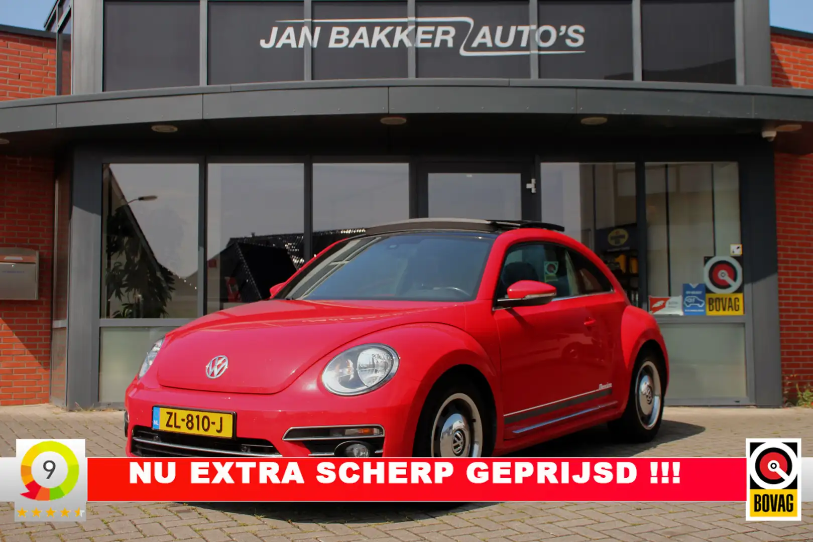 Volkswagen Beetle 1.2 TSI Exclusive Series Denim ✅ Panodak ✅ Navigat Rood - 1