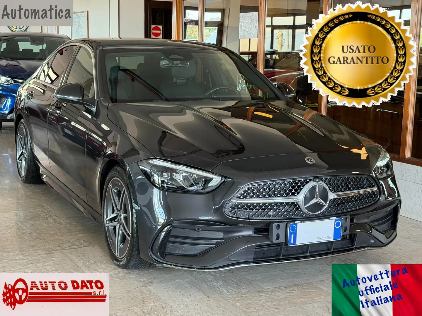 Mercedes-Benz C 200 D New 163 cv. Auto ADVANCED PLUS (AMG Line) Grigio - 1
