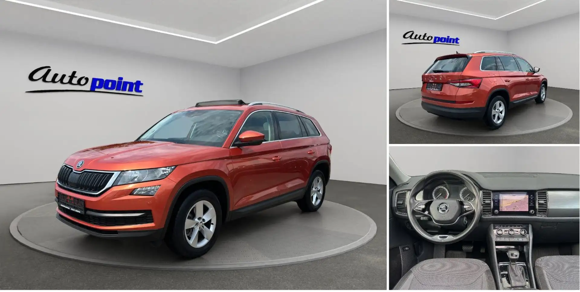 Skoda Kodiaq 2.0 TDI PANO ACC NAVI AHK Orange - 1