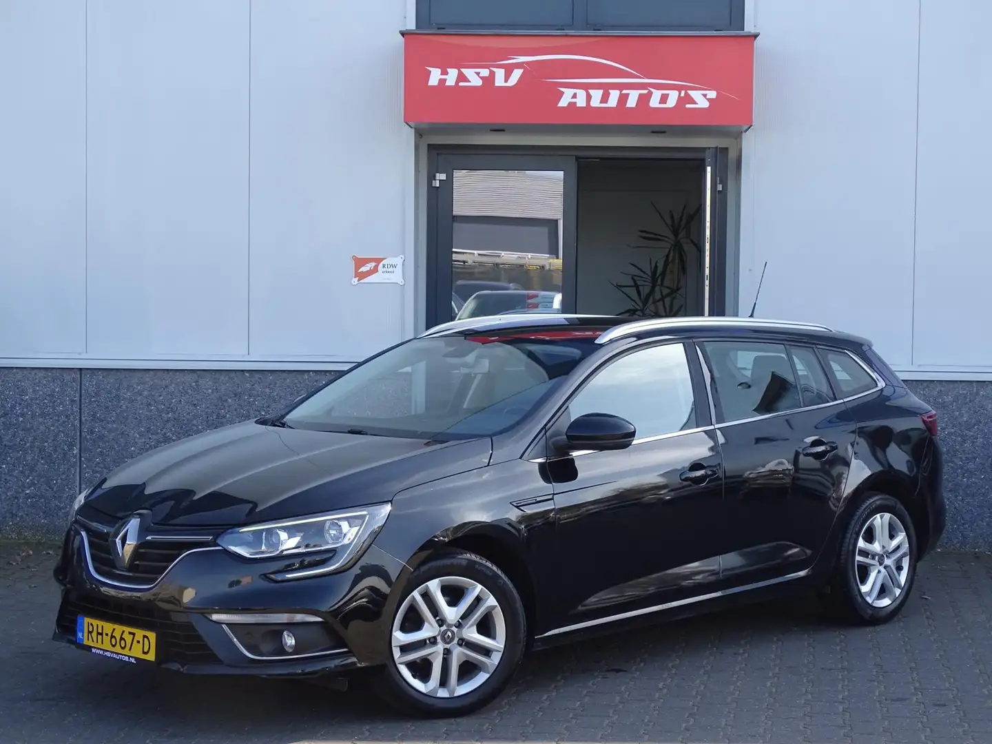 Renault Megane Estate 1.2 TCe Zen navi LM airco org NL Zwart - 1