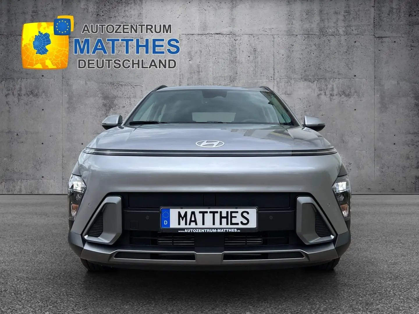 Hyundai KONA 1.6 T-GDI DCT SOFORT! Trend NAVI WinterPak LED ... Silber - 2