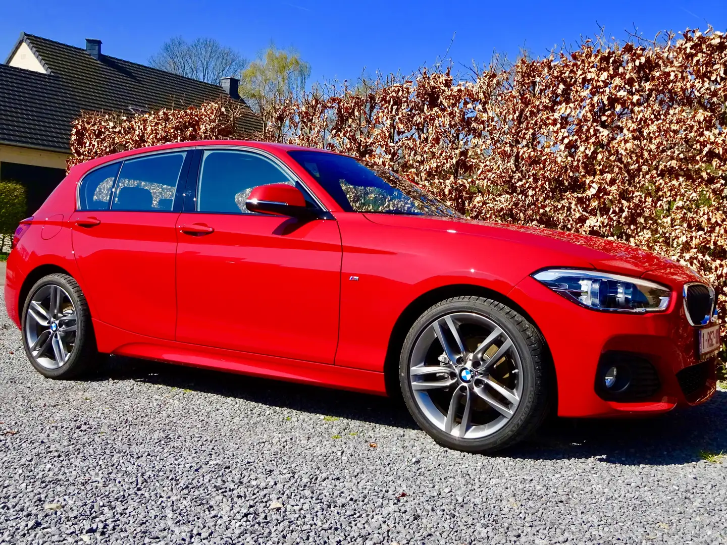 BMW 118 d Rood - 1