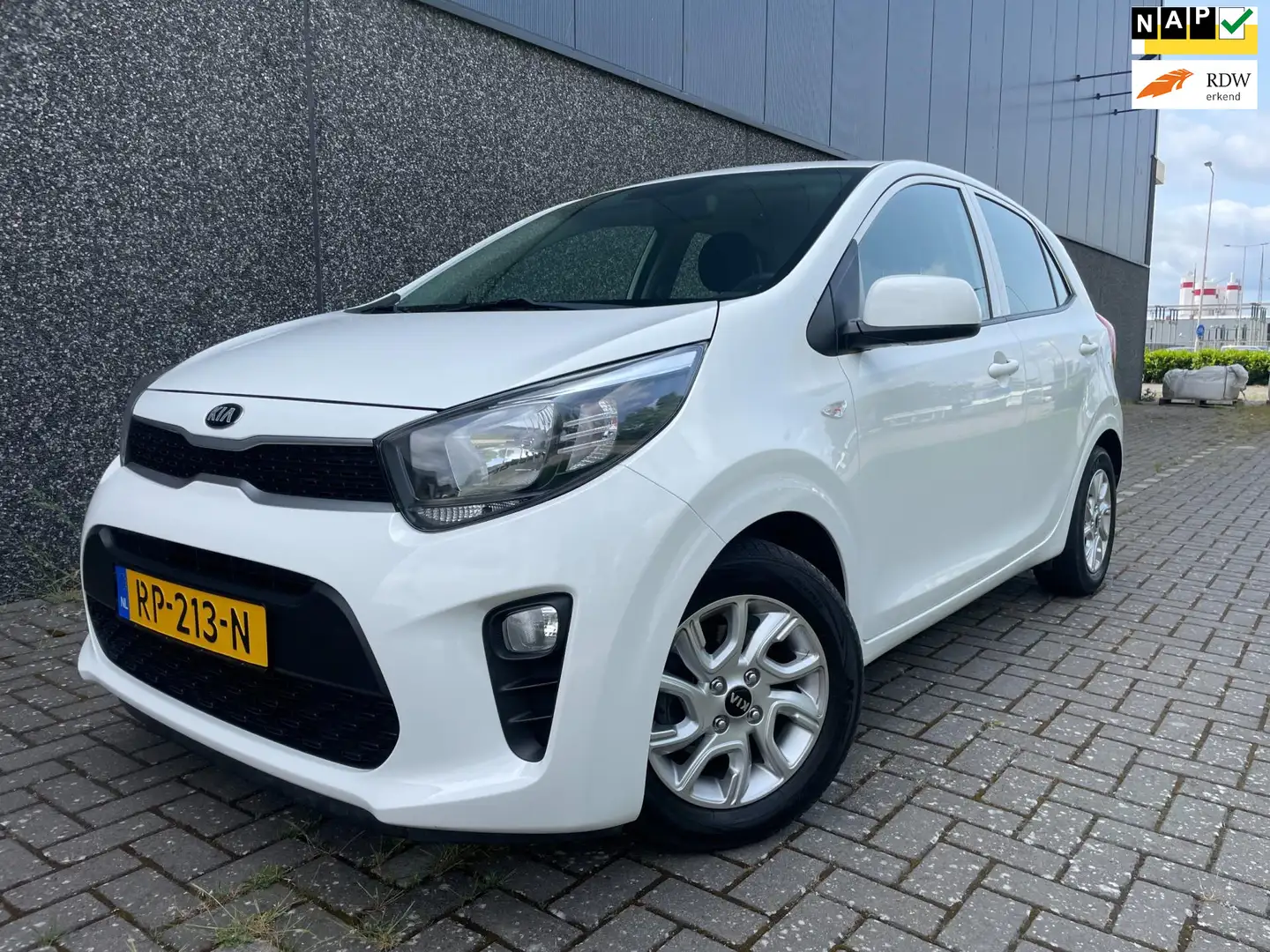 Kia Picanto 1.0 CVVT ComfortPlusLine Navigator/Grote beurt en Blanc - 1