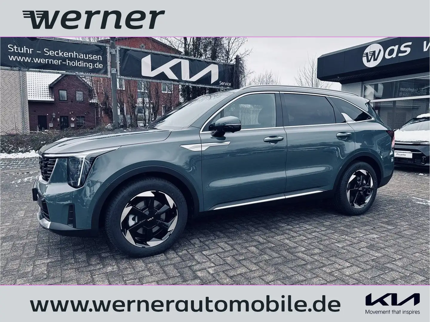 Kia Sorento 1.6 T PHEV Platinum AWD AHK Premium Zielony - 1