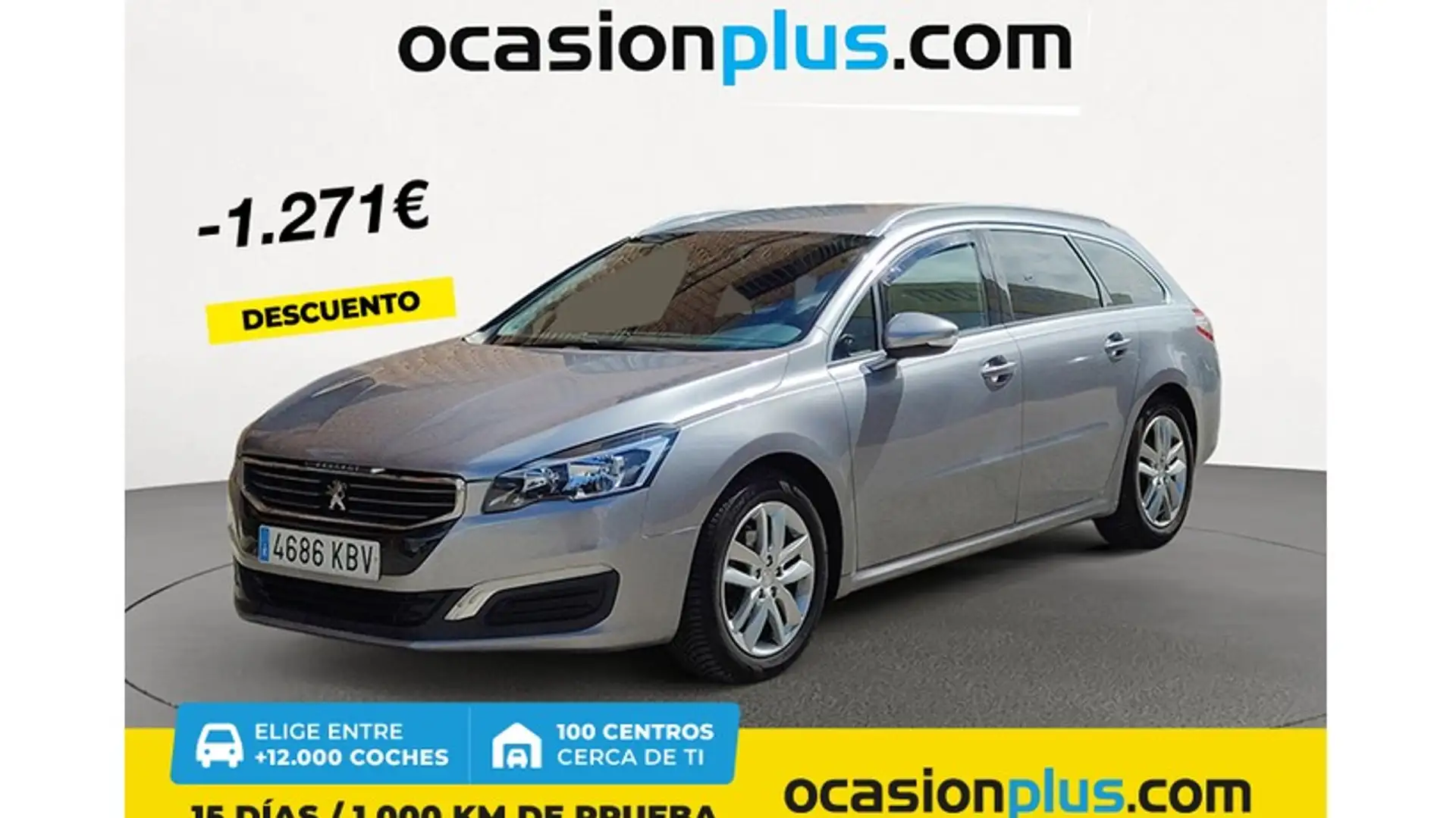 Peugeot 508 SW 1.6BlueHDI Active EAT6 120 Argent - 1