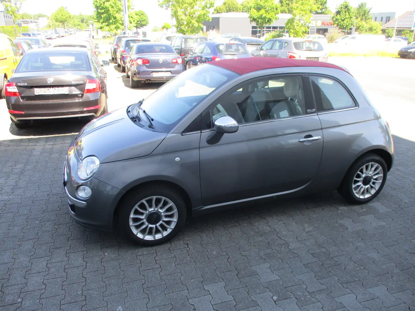 Fiat 500C 1.2 Lounge Klima Alu Grau - 1