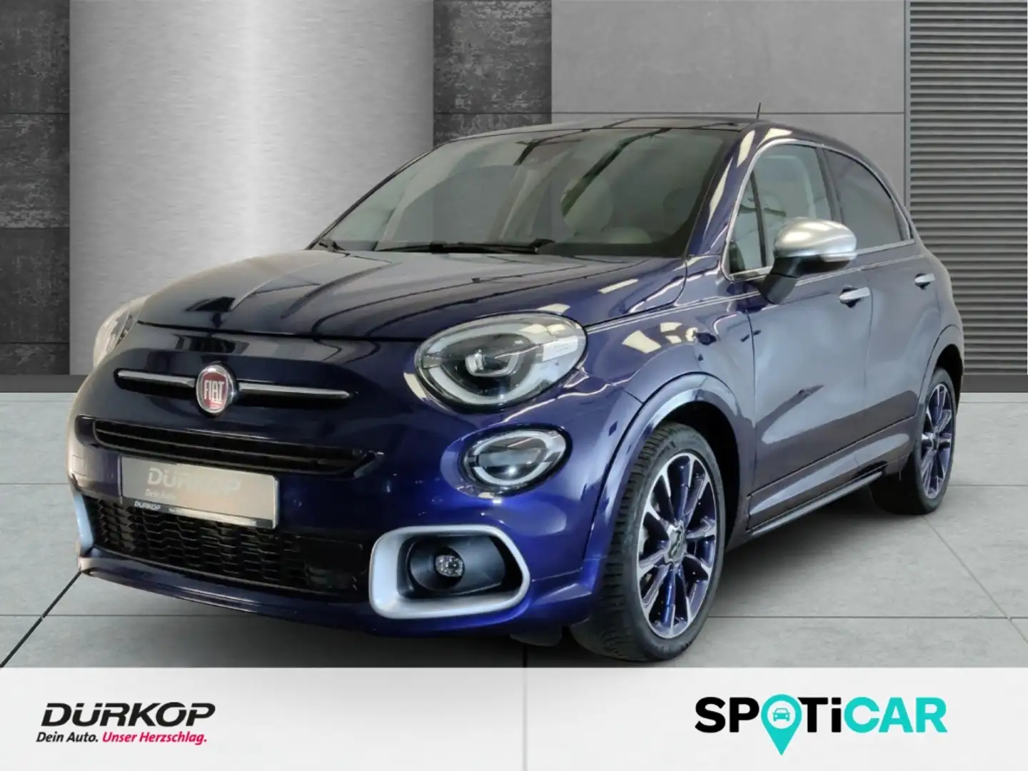 Fiat 500X Dolcevita Launch Edition GSE Navi LED Apple CarPla Blau - 1