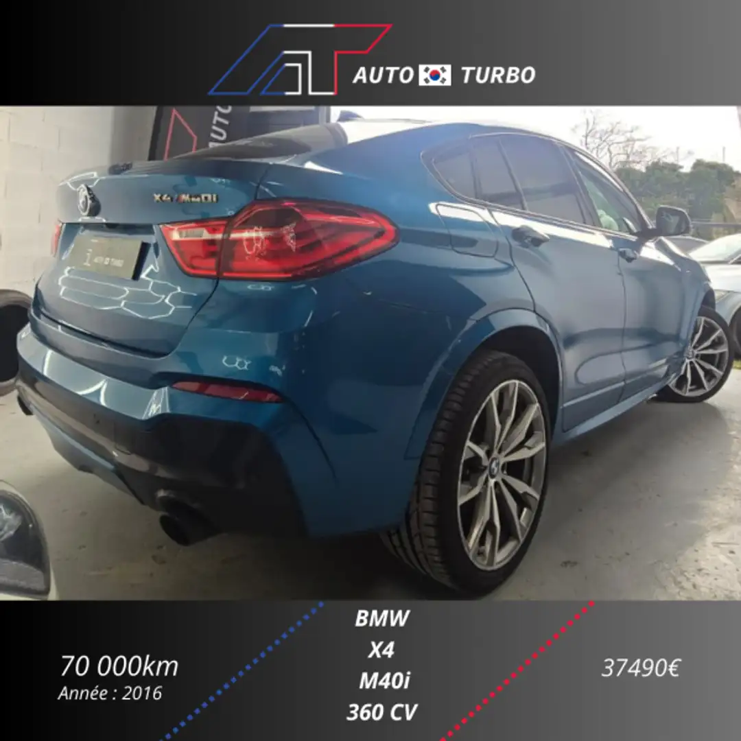 BMW X4 (F26) M40I 360CH Blau - 2