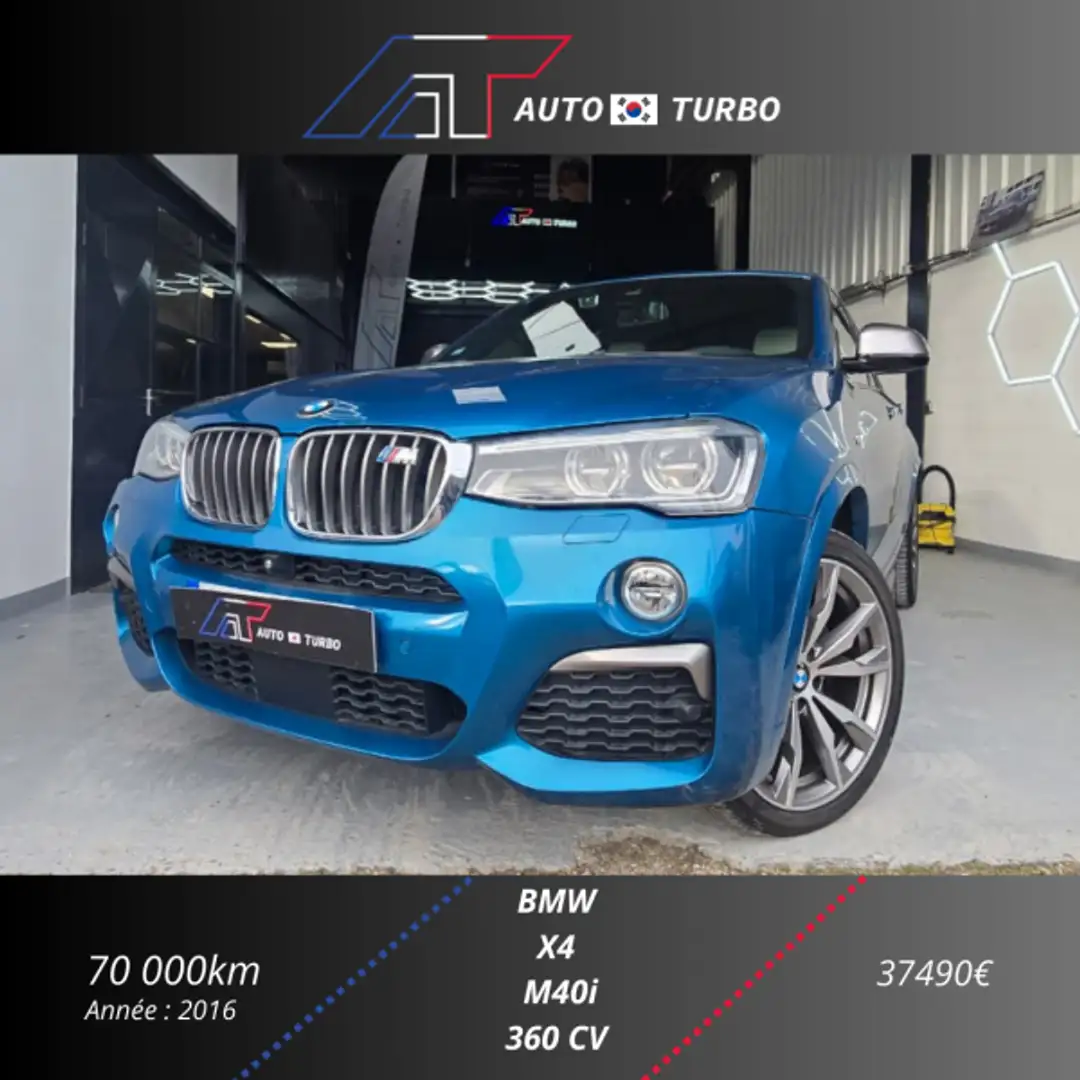 BMW X4 (F26) M40I 360CH Blau - 1