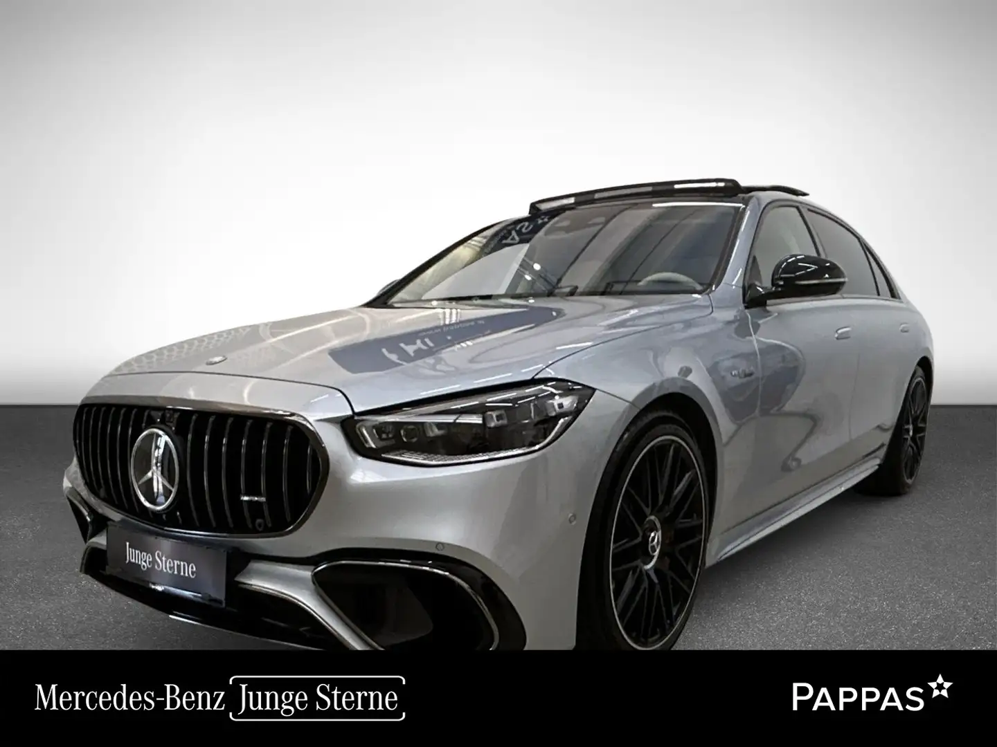 Mercedes-Benz S 63 AMG E Performance Limousine lang LED Navi Silber - 1