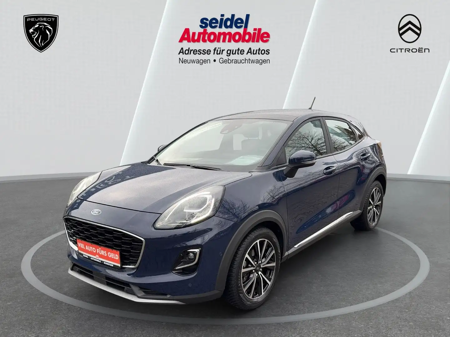 Ford Puma 1.0 EcoBoost Mild Hybrid Titanium, 1.HD Blau - 1