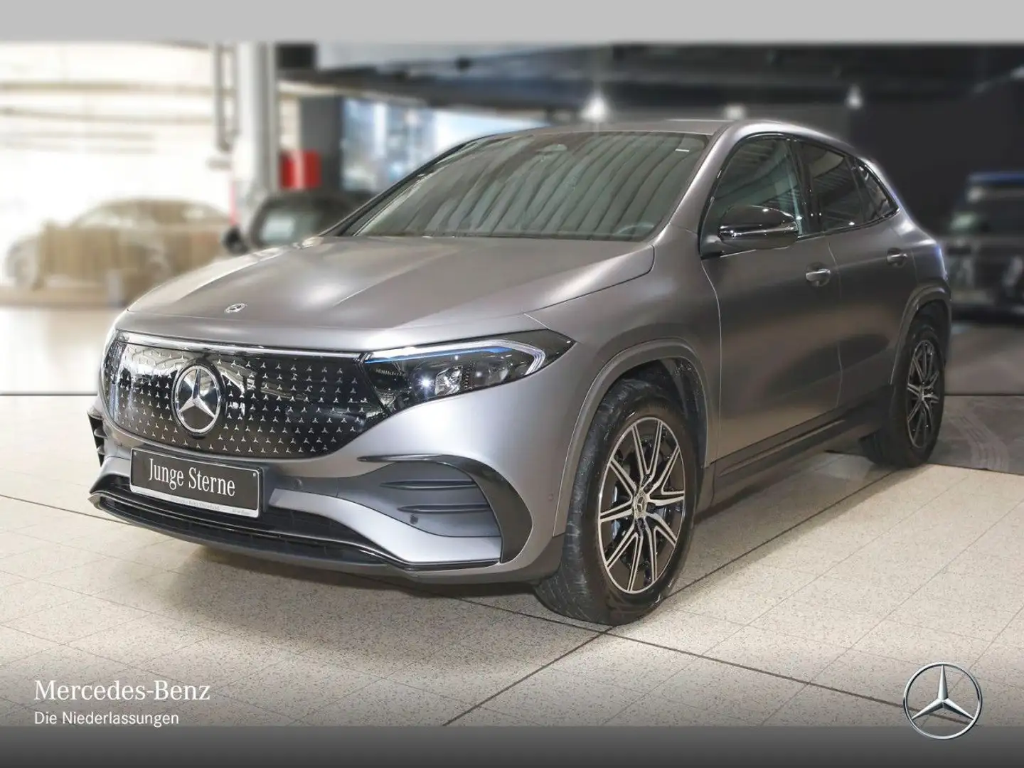 Mercedes-Benz EQA 350 4M AMG+NIGHT+ADVANCED+KAMERA+SPUR Grau - 2