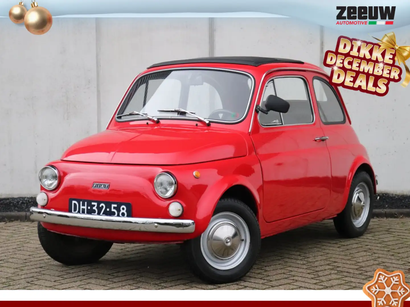 Fiat 500 R Classic 1971 Oranje - 1