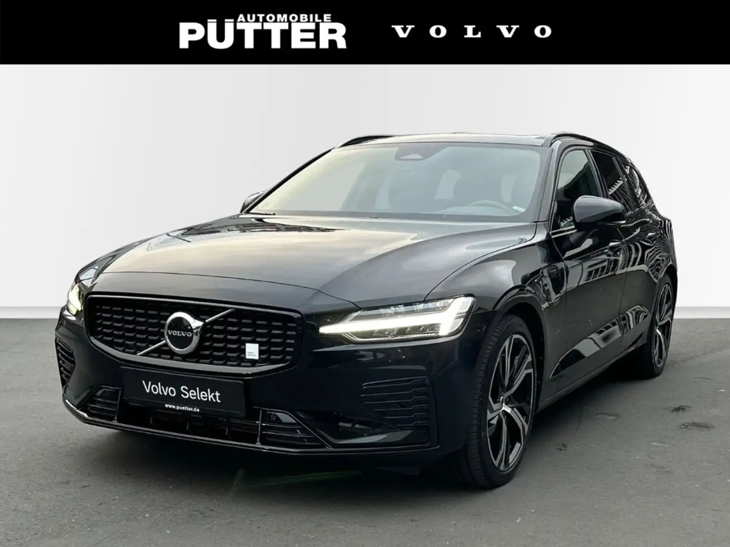 Volvo V60 Recharge T8 AWD Ultimate Dark 19'' AHK ACC HUD Har Schwarz - 1