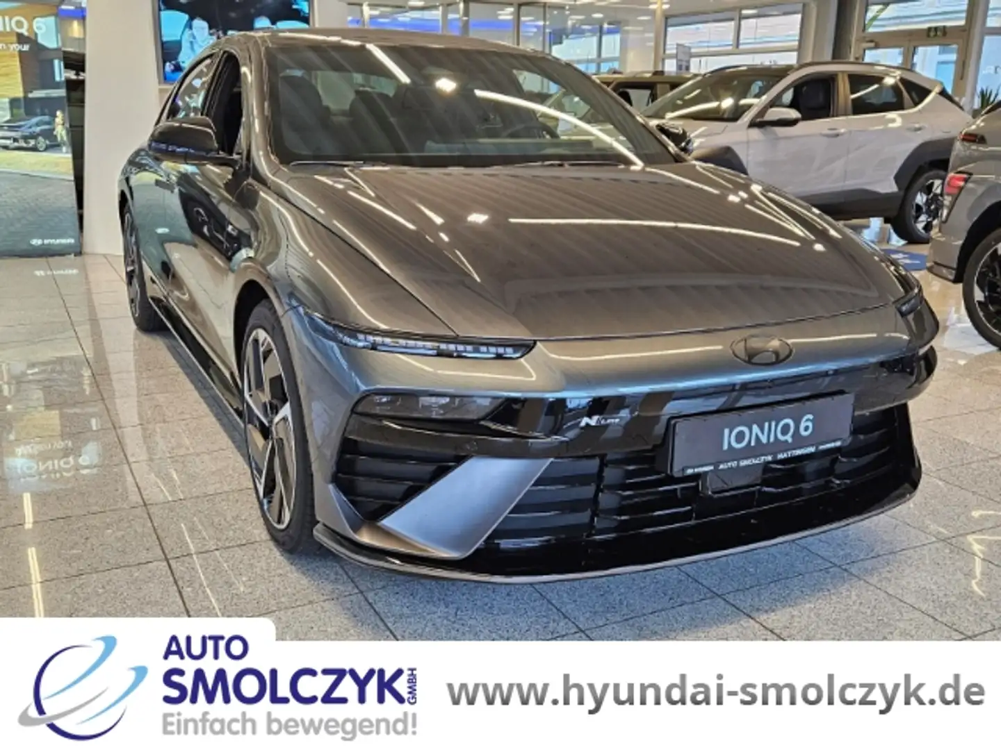 Hyundai IONIQ 6 N Line X 84KWh ALLRAD+HEADUP+ALCANTARA Verde - 2