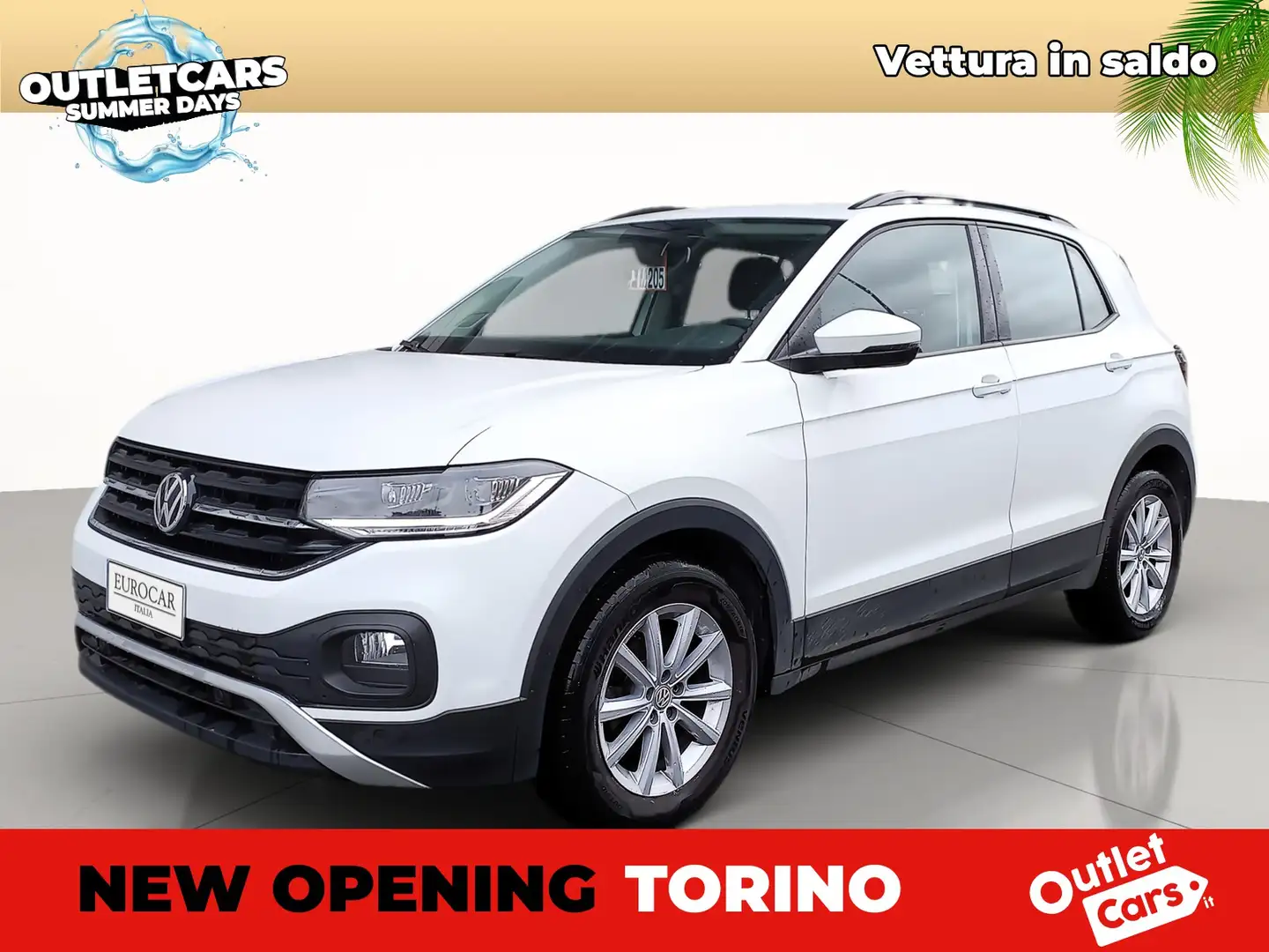 Volkswagen T-Cross 1.0 tsi style 115cv Wit - 1