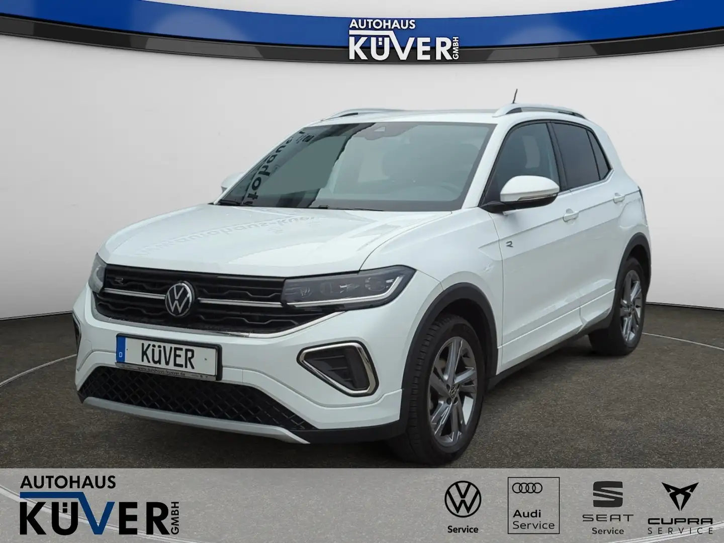 Volkswagen T-Cross R-Line 1.5 TSI DSG Navi+ACC+Matrix+AHK Weiß - 1