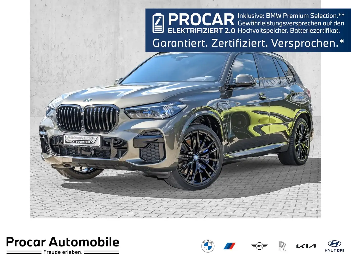BMW X5 xDrive45e M Sport HUD PANO ACC AHK 360°KAM Grijs - 1