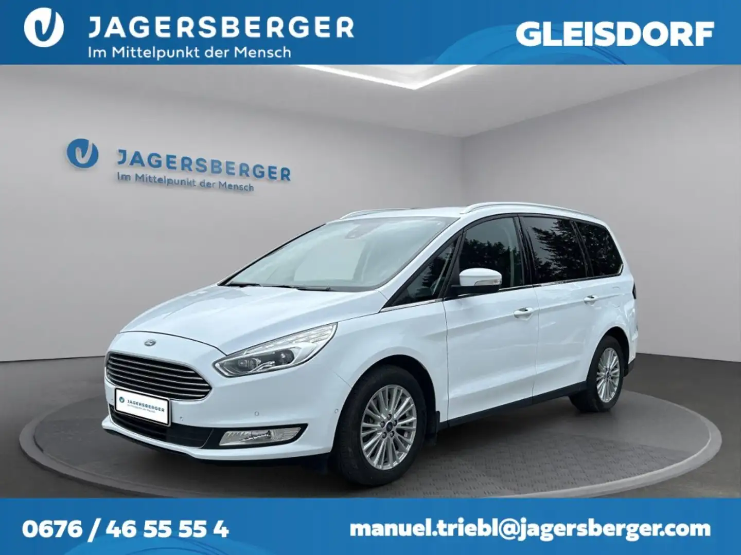 Ford Galaxy Titanium Automatik Leder & AHK Weiß - 1