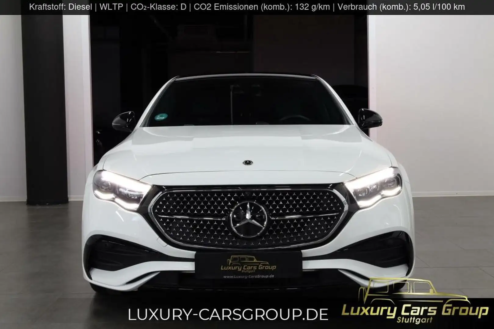 Mercedes-Benz E 200 d AMG-Burm-Adv.Plus-Winter-Pano-Night Weiß - 2