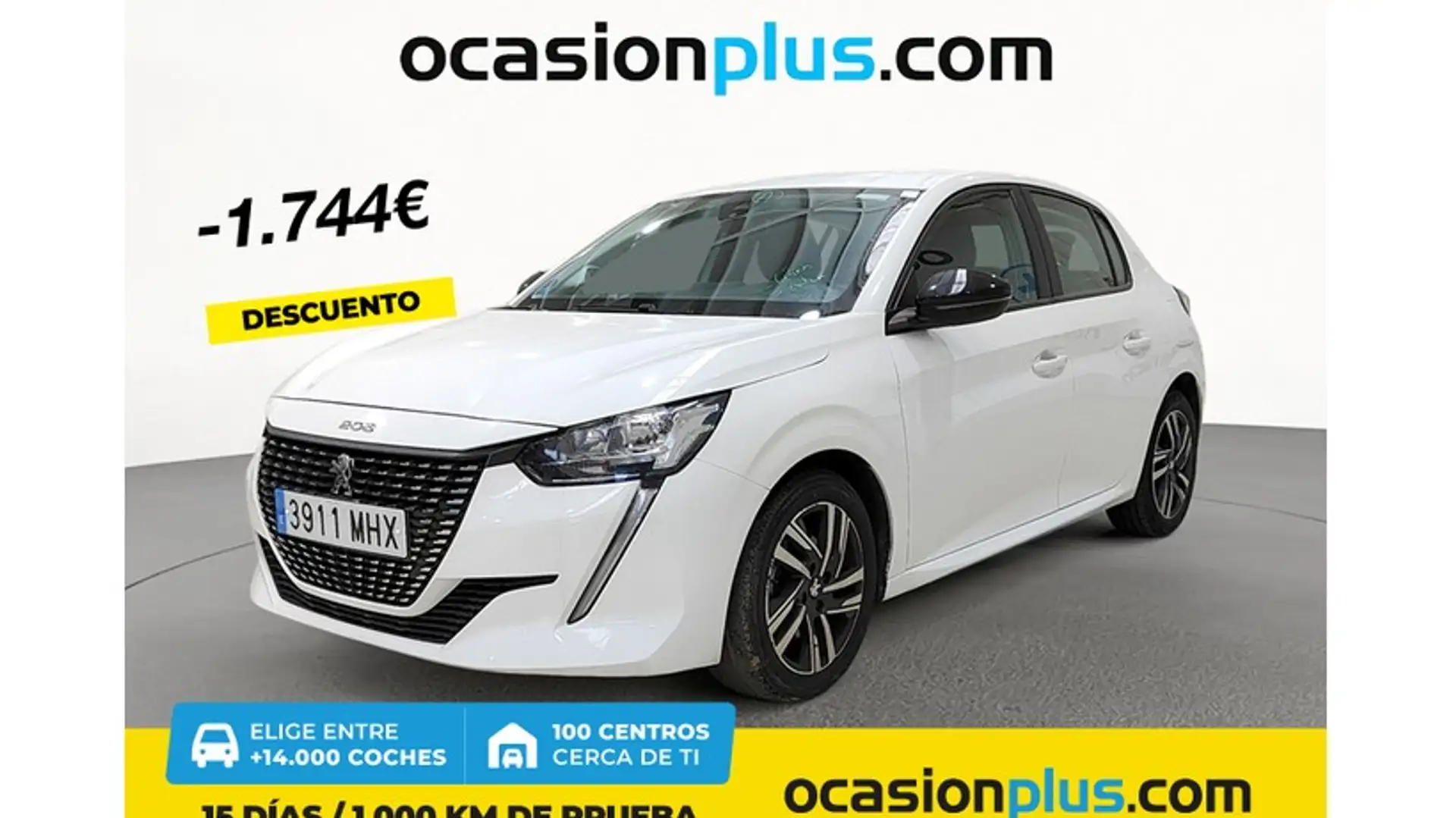 Peugeot 208 1.2 Puretech S&S Active Pack 100 Blanc - 1