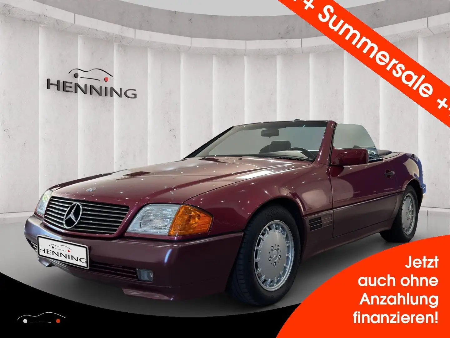 Mercedes-Benz SL 300 Oldtimer Automatik Leder SHZ Scheckheft Roşu - 1