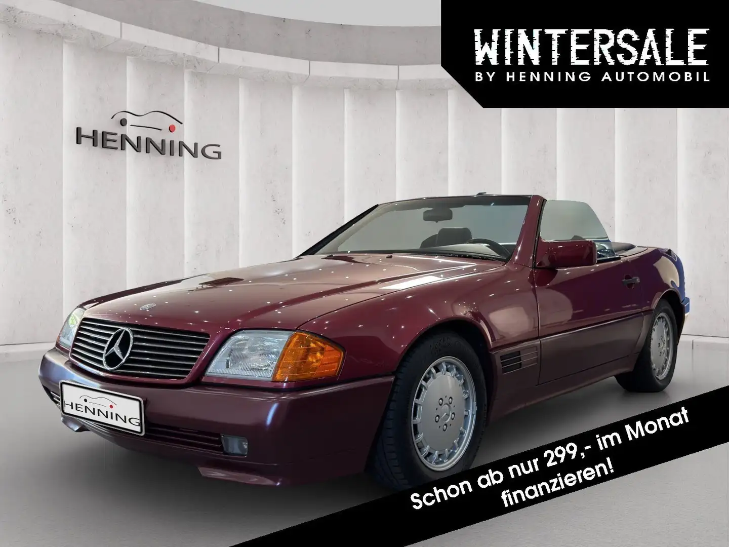 Mercedes-Benz SL 300 Oldtimer Automatik Leder SHZ Scheckheft Rouge - 1