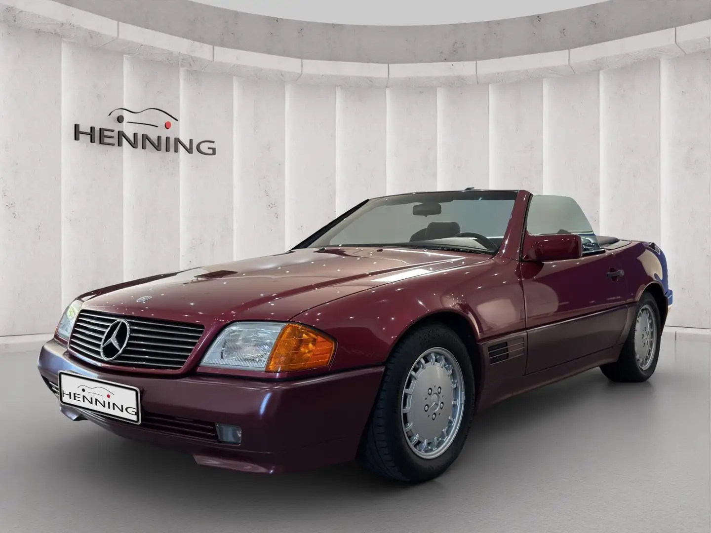 Mercedes-Benz SL 300 Oldtimer Automatik Leder SHZ Scheckheft Rot - 1