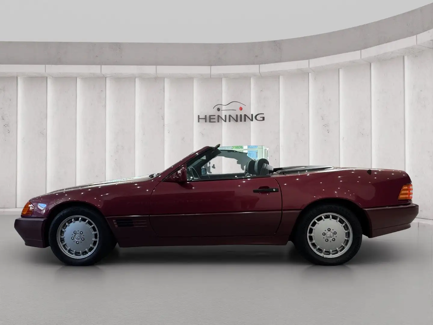Mercedes-Benz SL 300 Oldtimer Automatik Leder SHZ Scheckheft Rot - 2