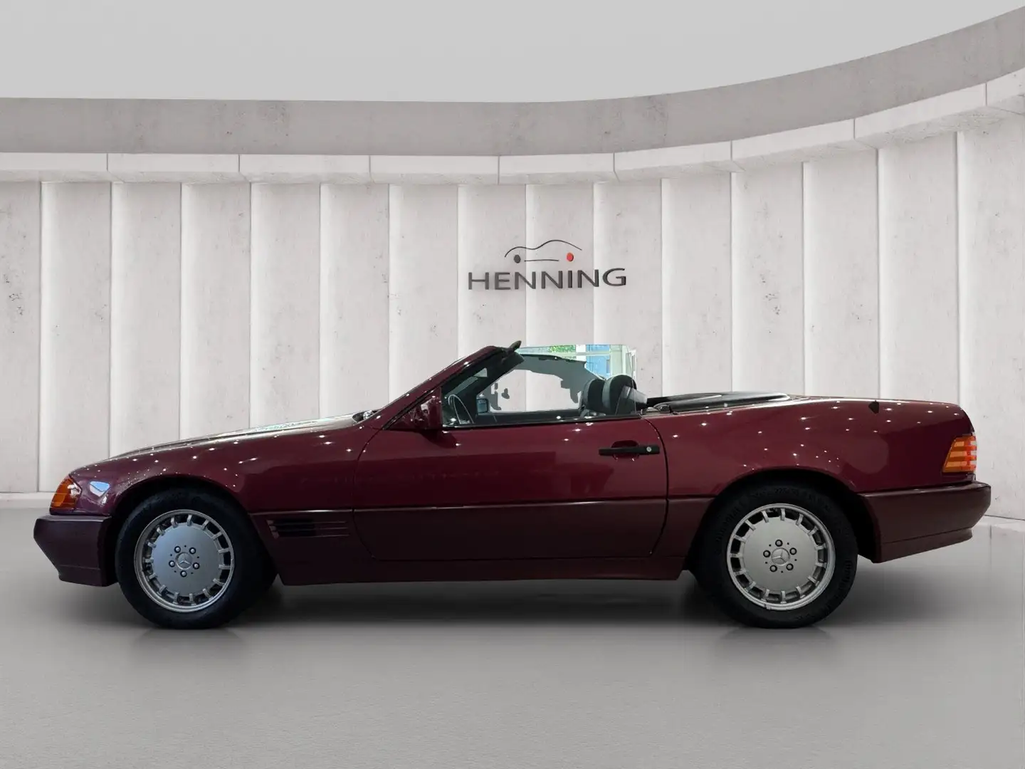 Mercedes-Benz SL 300 Oldtimer Automatik Leder SHZ Scheckheft Roşu - 2
