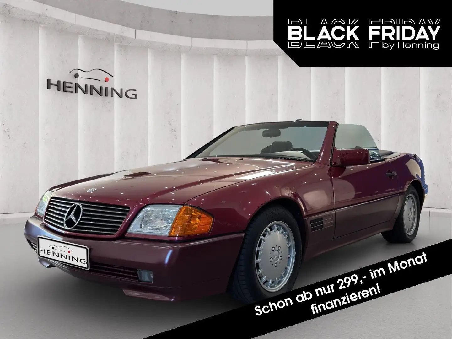 Mercedes-Benz SL 300 Oldtimer Automatik Leder SHZ Scheckheft Roşu - 1