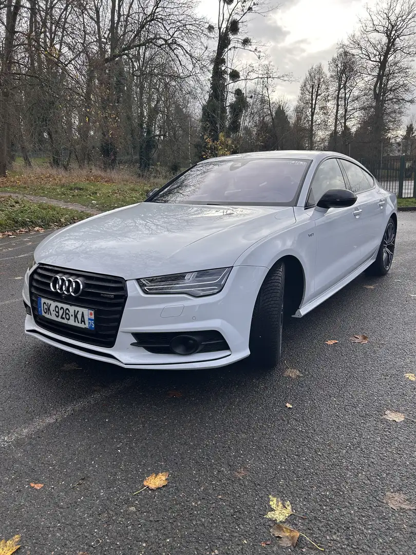 Audi A7 Sportback V6 3.0 BiTDI 326 Tiptronic 8 Quattro Compétition Weiß - 2
