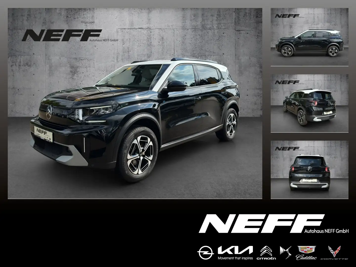 Citroen C3 Aircross Elektro 113PS MAX LED+Navi+SHZ Negro - 1