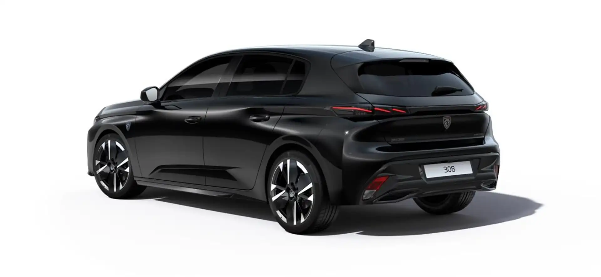 Peugeot 308 1.2 Hybrid 145 e-DCS6 GT | Uit voorraad leverbaar! Zwart - 2